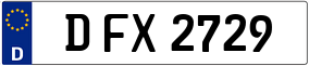 Truck License Plate
